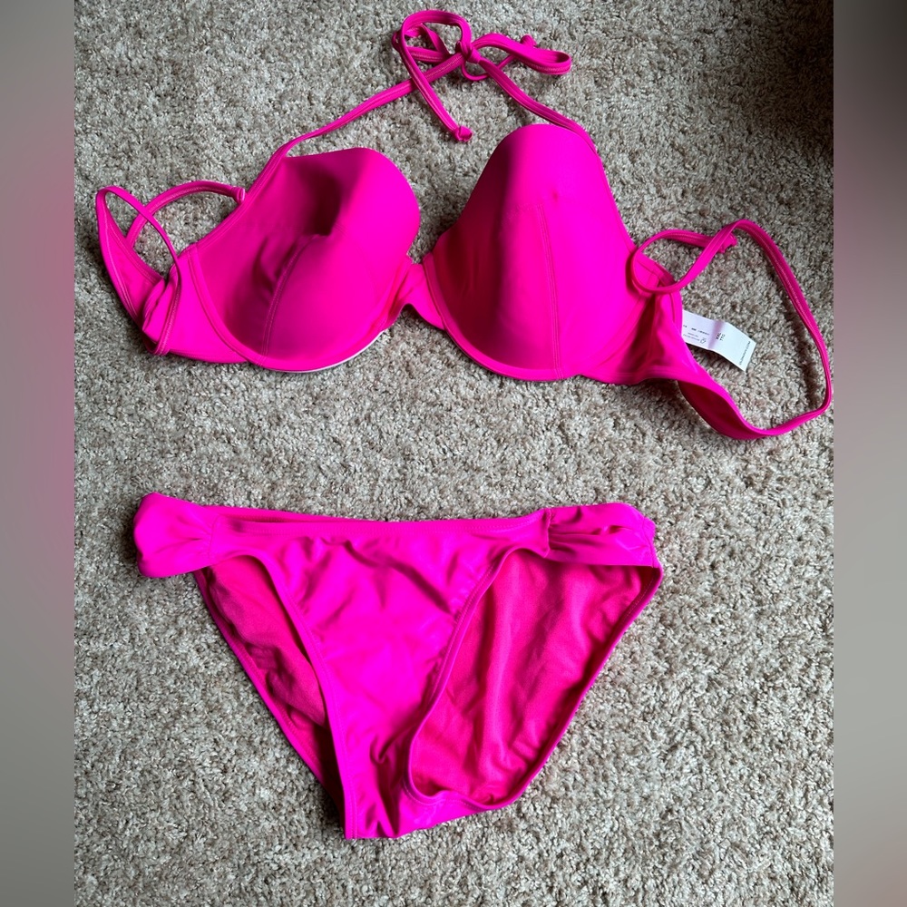 OLD NAVY - Hot Pink Bikini Top